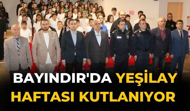 Bayındır'da Yeşilay Haftası kutlanıyor