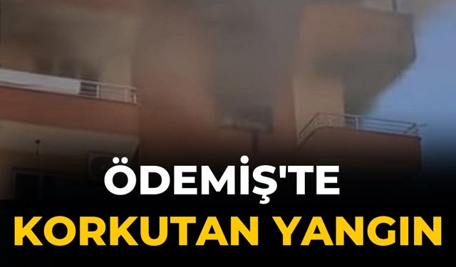 Ödemiş'te Korkutan Yangın