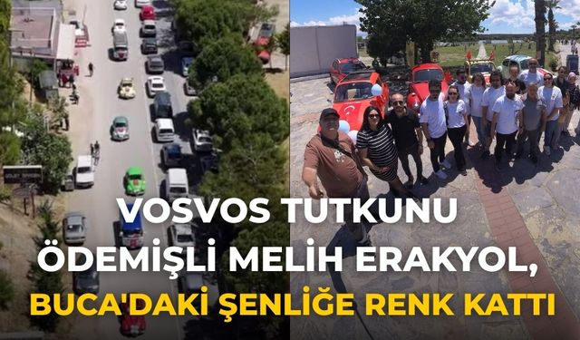 Vosvos Tutkunu Ödemişli Melih Erakyol, Buca'daki Şenliğe Renk Kattı