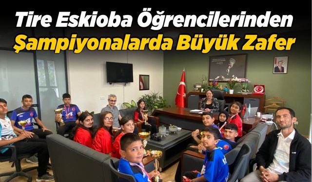 Tire Eskioba Öğrencilerinden Şampiyonalarda Büyük Zafer