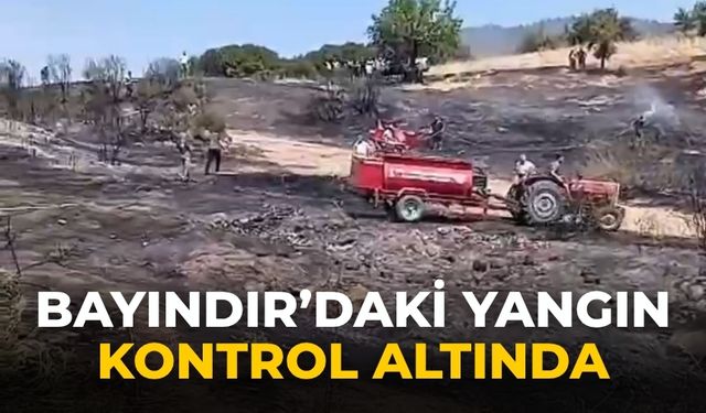 Bayındır’daki yangın kontrol altında