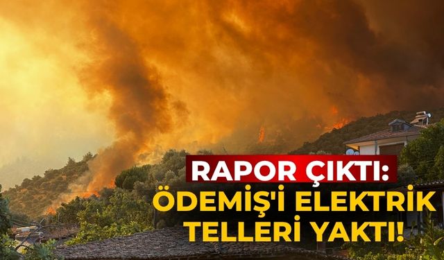 Rapor çıktı: Ödemiş'i elektrik telleri yaktı!