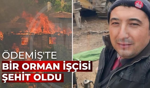 Ödemiş'te bir orman işçisi şehit oldu