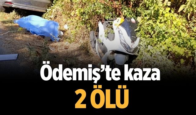 Ödemiş’te kaza 2 ölü