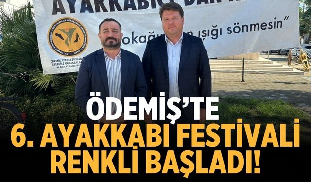 Ödemiş’te 6. Ayakkabı Festivali Renkli Başladı!