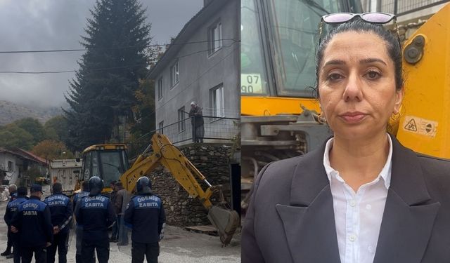 BOZDAĞ’DA RUHSATLI EVE YIKIM KRİZİ