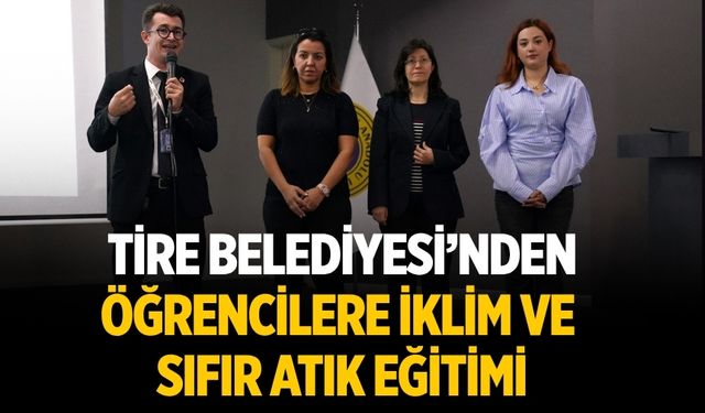 Tire Belediyesi’nden Öğrencilere İklim ve Sıfır Atık Eğitimi