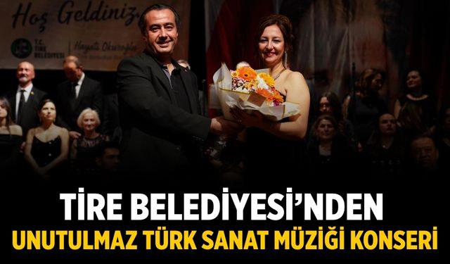 Tire Belediyesi’nden unutulmaz Türk Sanat Müziği Konseri