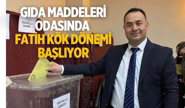 Gıda maddeleri odasında Fatih kök dönemi başlıyor