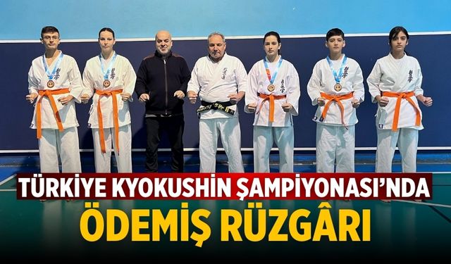 Türkiye Kyokushin Şampiyonası’nda Ödemiş Rüzgârı