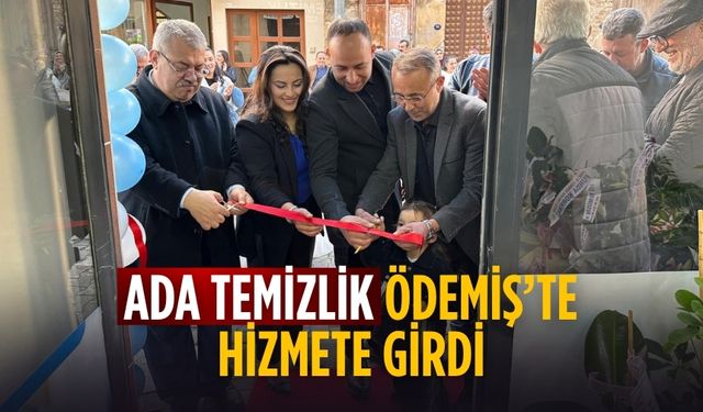 ADA TEMİZLİK ÖDEMİŞ’TE HİZMETE GİRDİ