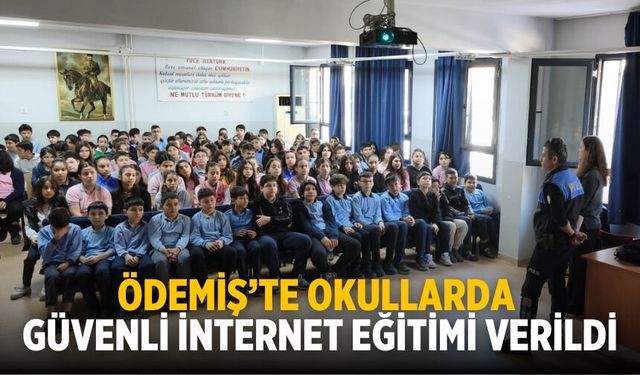 Ödemiş’te Okullarda Güvenli İnternet Eğitimi Verildi