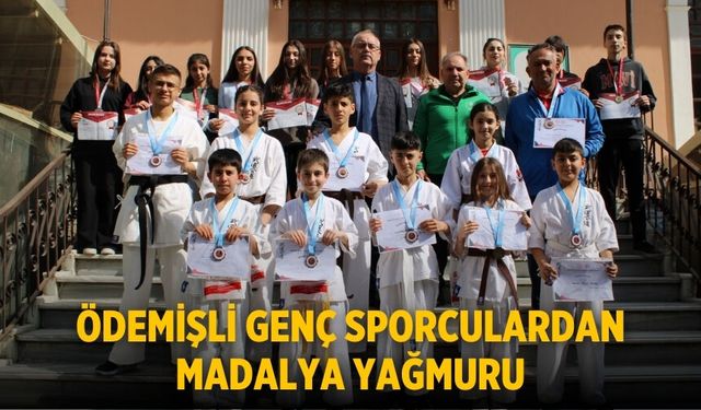 Ödemişli Genç Sporculardan Madalya Yağmuru
