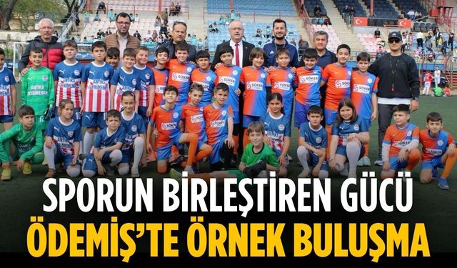 SPORUN BİRLEŞTİREN GÜCÜ ÖDEMİŞ’TE ÖRNEK BULUŞMA
