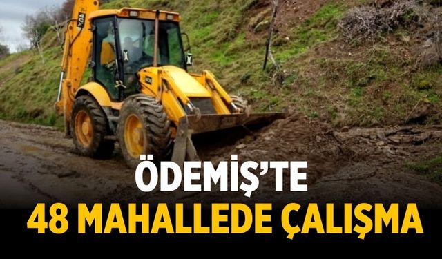 Ödemiş’te 48 Mahallede Çalışma