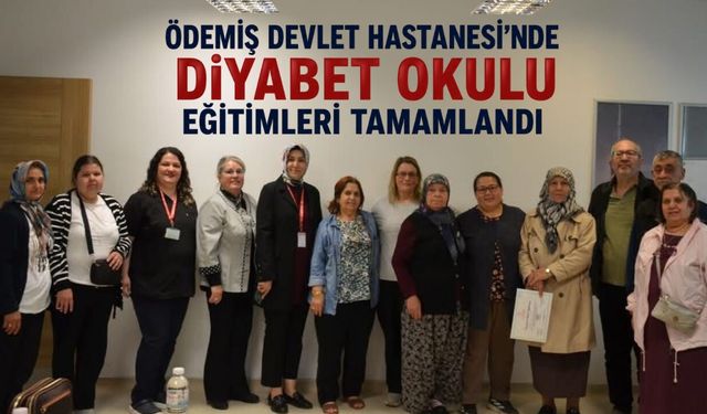 Ödemiş Devlet Hastanesi’nde Diyabet Okulu Eğitimleri Tamamlandı