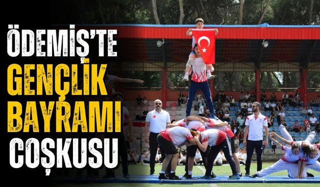 Ödemiş’te Gençlik Bayramı Coşkusu