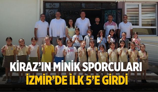 Kiraz’ın Minik Sporcuları İzmir’de İlk 5’e Girdi