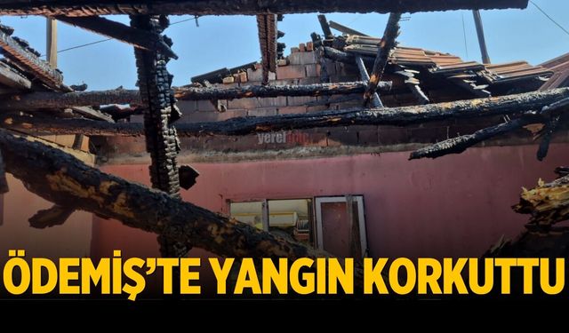 Ödemiş’te Yangın korkuttu