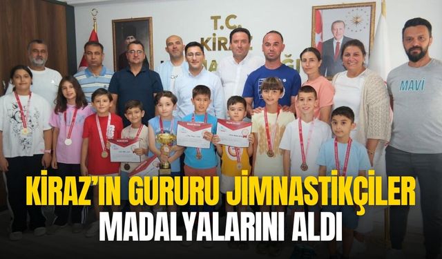 Kiraz’ın Gururu Jimnastikçiler Madalyalarını Aldı