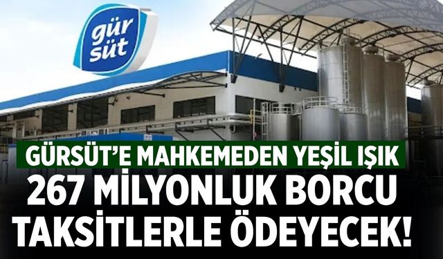 Gürsüt’e mahkemeden yeşil ışık 267 milyonluk borcu taksitlerle ödeyecek!