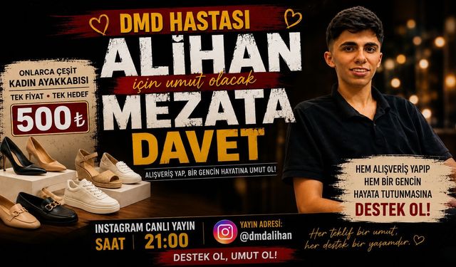 DMD Hastası Alihan İçin Umut Olacak Mezata Davet