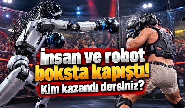 İnsan ve robot boksta kapıştı! Kim kazandı dersiniz?