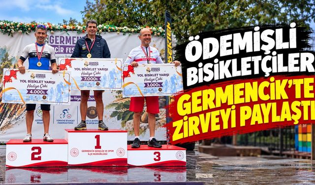 Ödemişli bisikletçiler Germencik’te zirveyi paylaştı