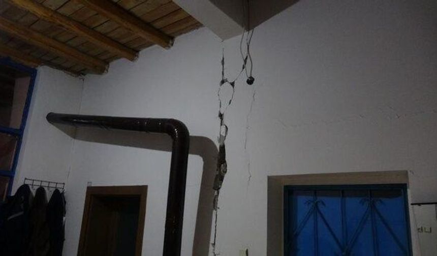 Kayseri'deki deprem sonrası ilk görüntüler ortaya çıktı!