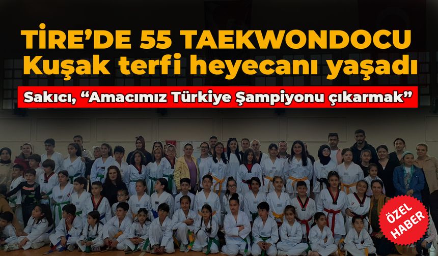 Tire'den 12 Sporcu İzmir’de Siyah kuşak sınavına katılacak