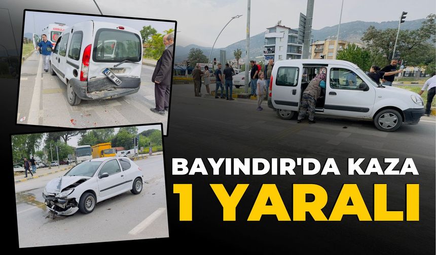 Bayındır’da kaza: 1 yaralı