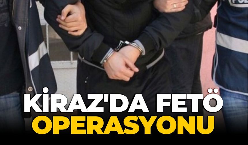 Kiraz’da jandarmadan FETÖ operasyonu: 1 gözaltı