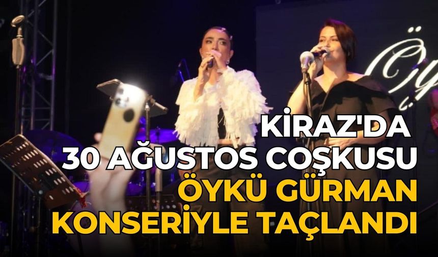 Kiraz'da 30 Ağustos coşkusu