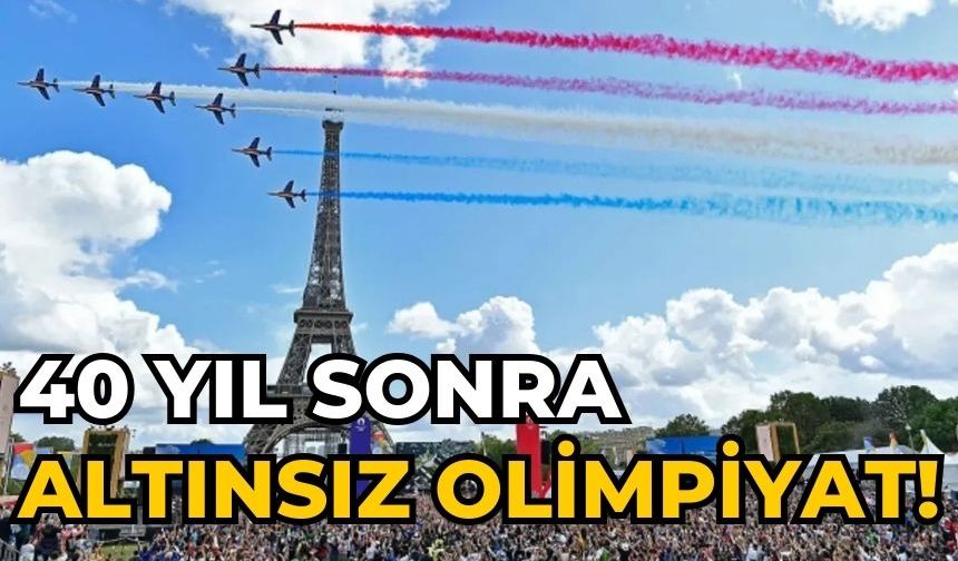 40 yıl sonra altınsız olimpiyat!