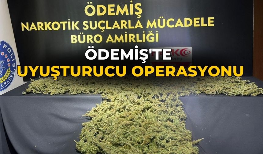 Ödemiş'te Uyuşturucu operasyonu