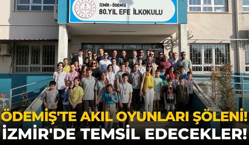 Ödemiş'te Akıl Oyunları Şöleni!  İzmir'de temsil edecekler!