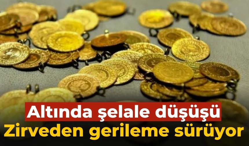 Altında şelale düşüşü Zirveden gerileme sürüyor