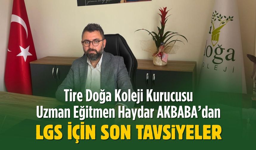 LGS İÇİN SON TAVSİYELER