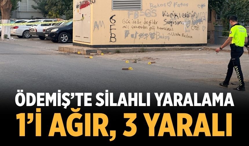 Ödemiş’te silahlı yaralama 1’i Ağır, 3 Yaralı