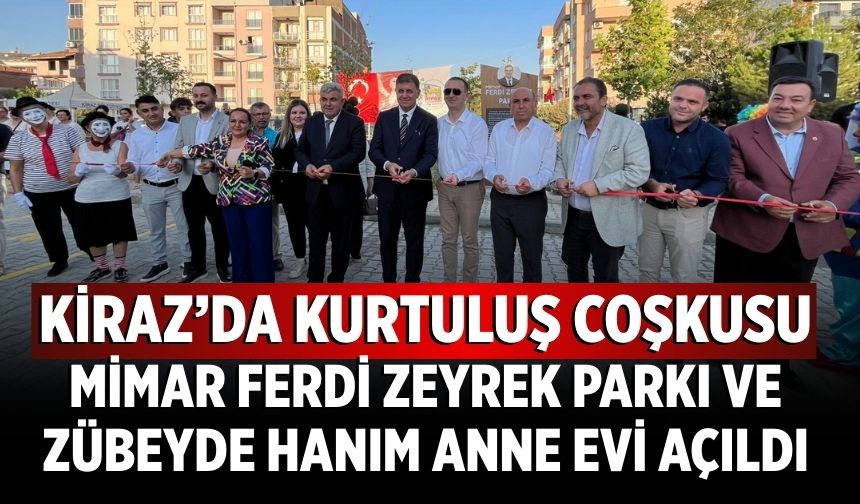 Mimar Ferdi Zeyrek Parkı ve Zübeyde Hanım Anne Evi açıldı