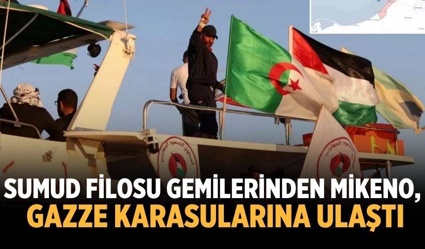 Sumud Filosu gemilerinden Mikeno, Gazze karasularına ulaştı