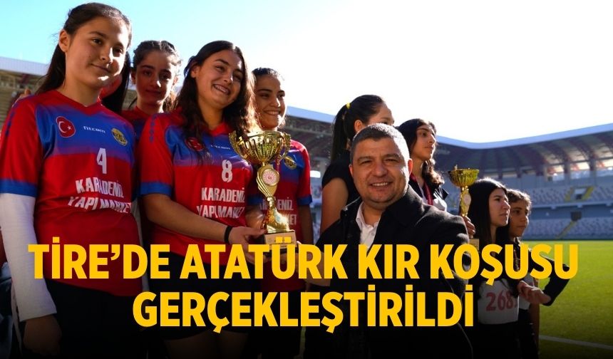 Tire’de Atatürk Kır Koşusu gerçekleştirildi