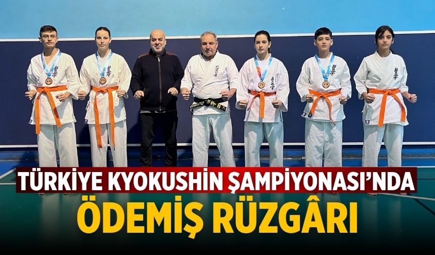 Türkiye Kyokushin Şampiyonası’nda Ödemiş Rüzgârı