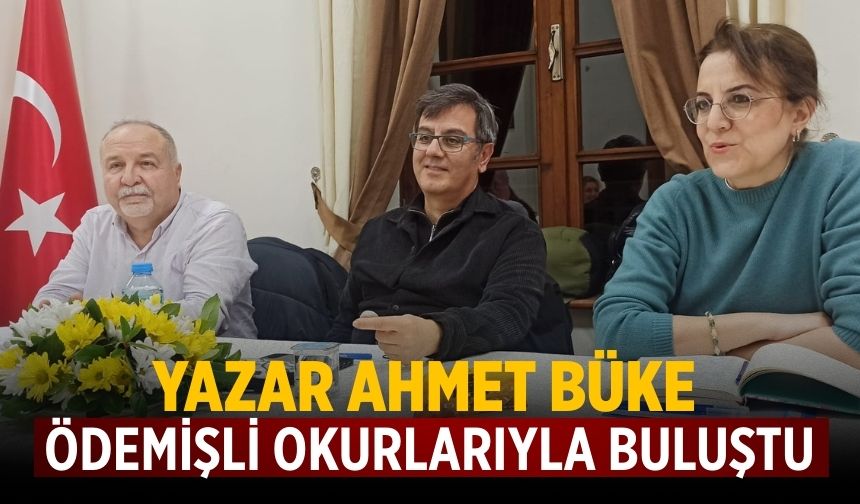 Yazar Ahmet Büke Ödemişli Okurlarıyla buluştu