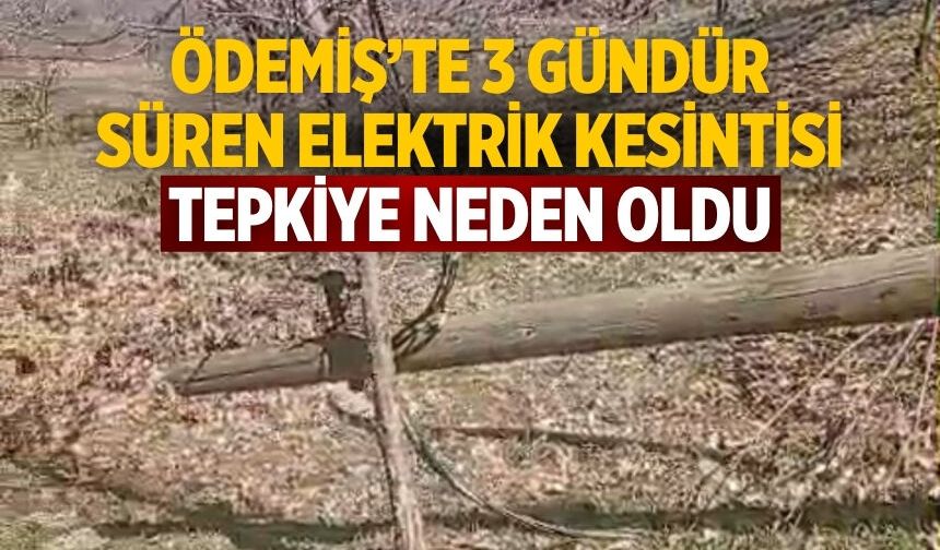 Ödemiş’te 3 Gündür süren Elektrik Kesintisi Tepkiye Neden Oldu