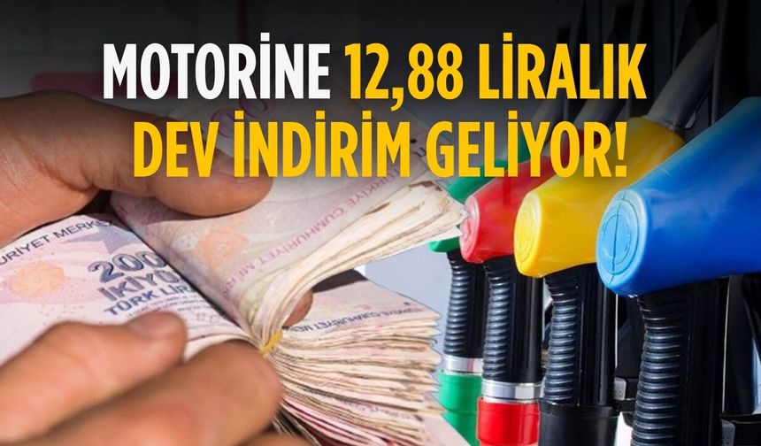 Motorine 12,88 Liralık dev indirim geliyor!