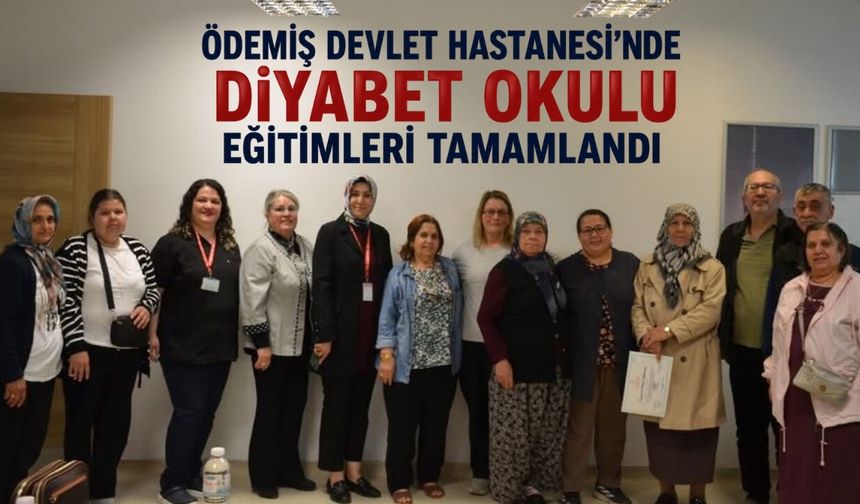 Ödemiş Devlet Hastanesi’nde Diyabet Okulu Eğitimleri Tamamlandı