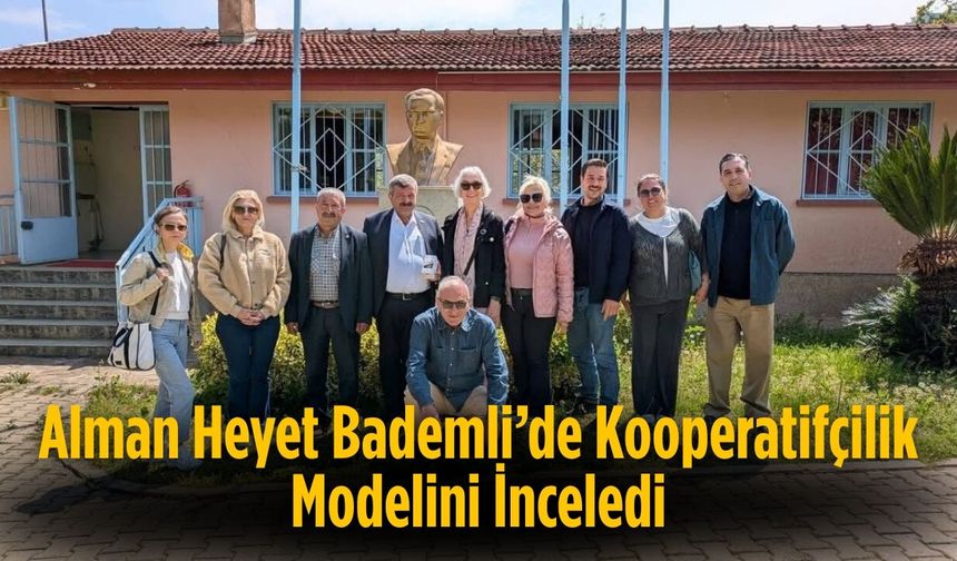 ALMAN HEYETTEN BADEMLİ FİDANCILIK KOOPERATİFİ’NE ZİYARET