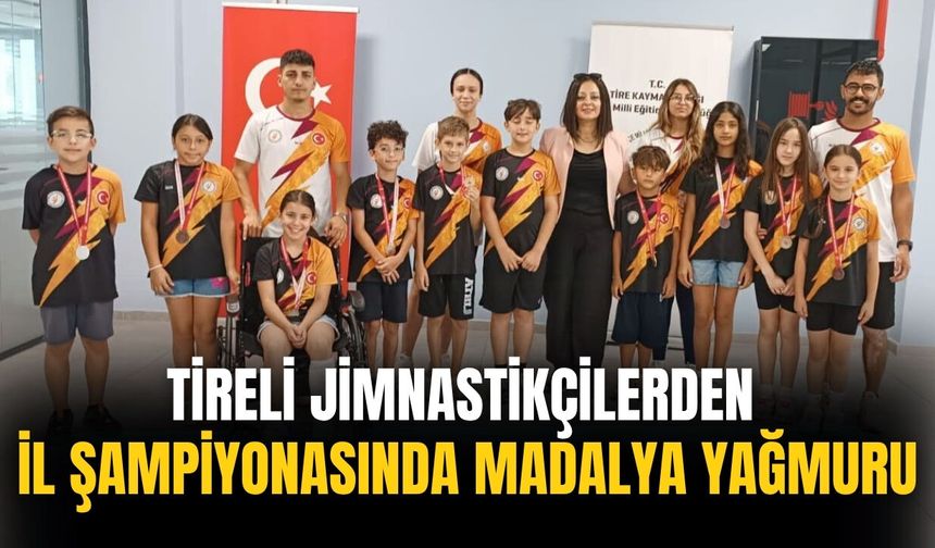 Tireli Jimnastikçilerden İl Şampiyonasında Madalya Yağmuru