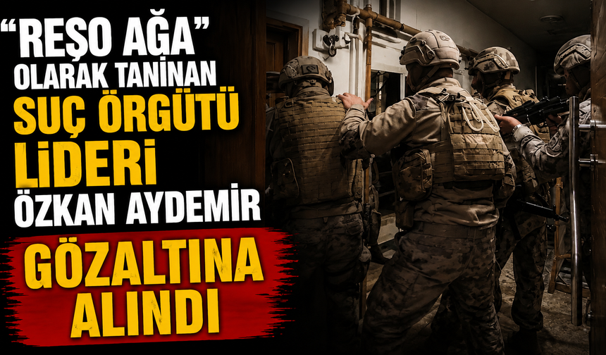 "Reşo Ağa" olarak tanınan suç örgütü lideri Özkan Aydemir gözaltına alındı